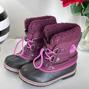 Kids Sorel Yoot PAC waterproof winter boots sz 13